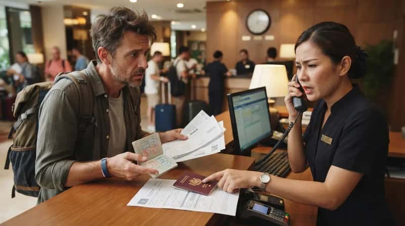 #19 - Ignoring Entry Paperwork Until It Becomes the Hotel's Problem (Image Credits: Gemini)