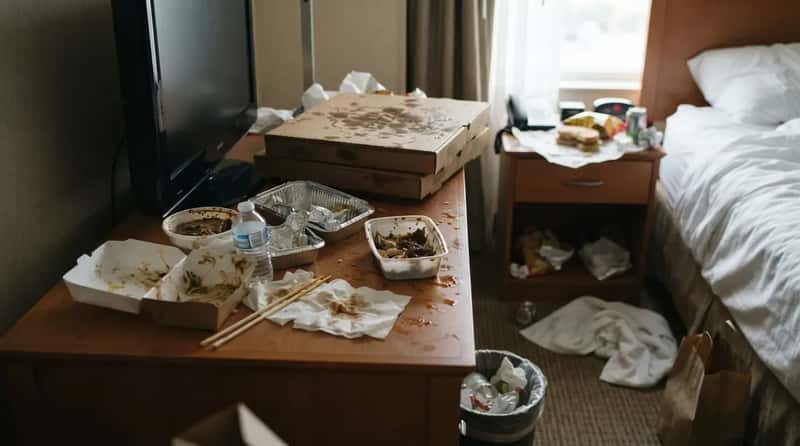 #18 - Letting Takeout Containers Sit for Days Like a Science Experiment (Image Credits: Gemini)