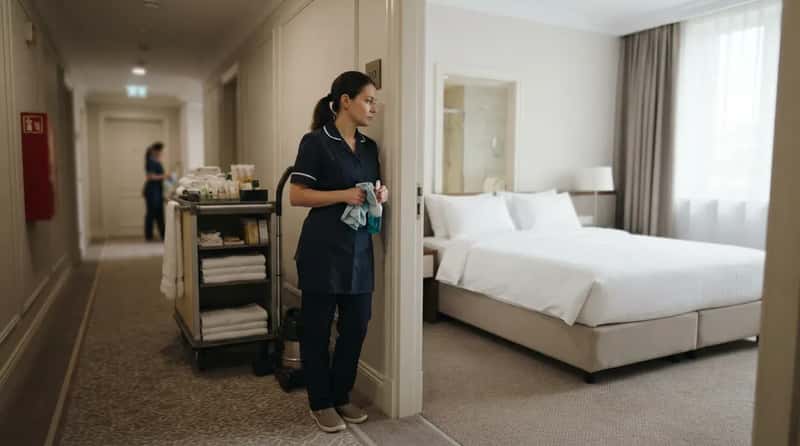 #3 - Praising the Hotel to Everyone Except the Person Who Cleaned It (Image Credits: Gemini)