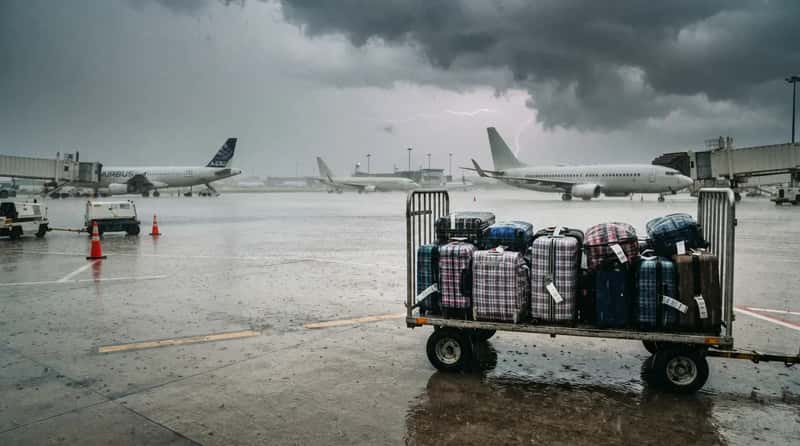 #12 - A Thunderstorm Can Bench Your Bag Even If Your Flight Leaves (Image Credits: Gemini)