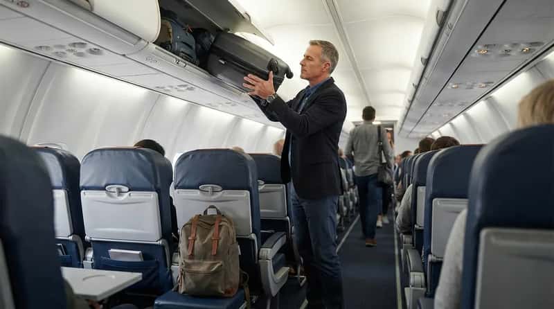 #13 - Their Bag Is Under the Seat, and the Bin Is Left for Everyone Else (Image Credits: Gemini)