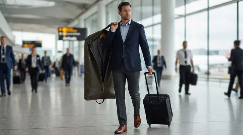 22. Wear the Blazer Instead of Packing It (Image Credits: Gemini)