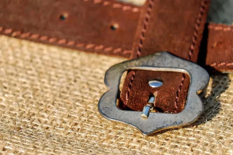 #11 - Wearing a Belt With a Metal Buckle (Image Credits: Pixabay)
