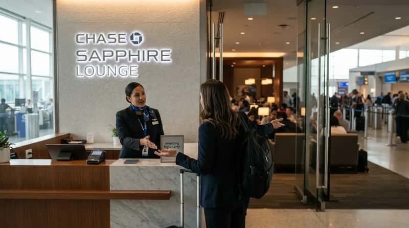 #11 - Chase Sapphire Lounge, LaGuardia: Refused for Arriving (Image Credits: Gemini)