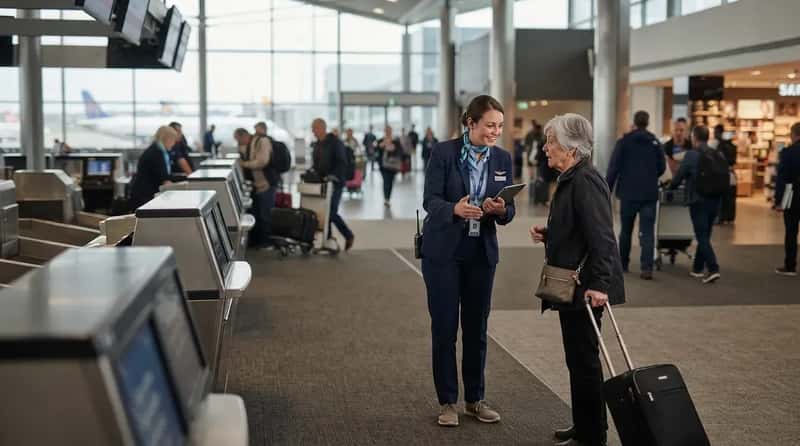 #12 - Staff Literally Walk the Terminal Looking for People Who Need Them (Image Credits: Gemini)
