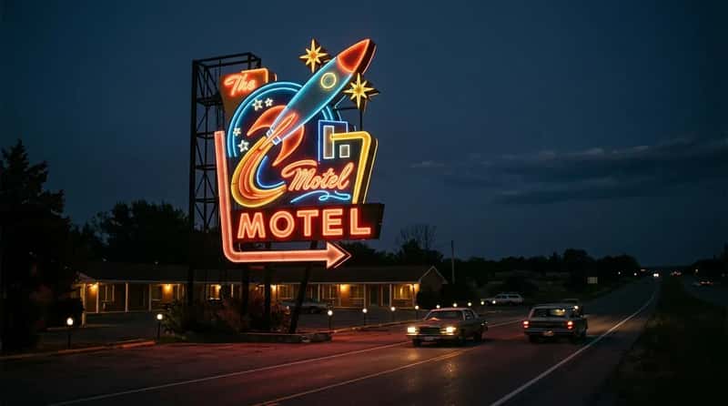 #1 - The Giant Glowing Neon Sign Out Front (Image Credits: Gemini)