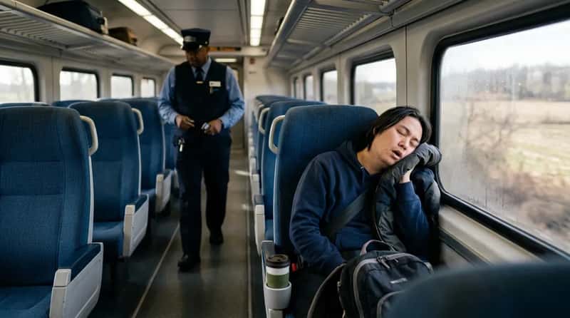 #2 - The Sleeper Still in the Window Seat Past Their Stop (Image Credits: Gemini)