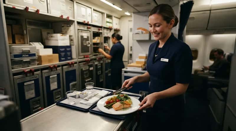 #22 - A Spare Meal Quietly Rerouted From Business Class (Image Credits: Gemini)