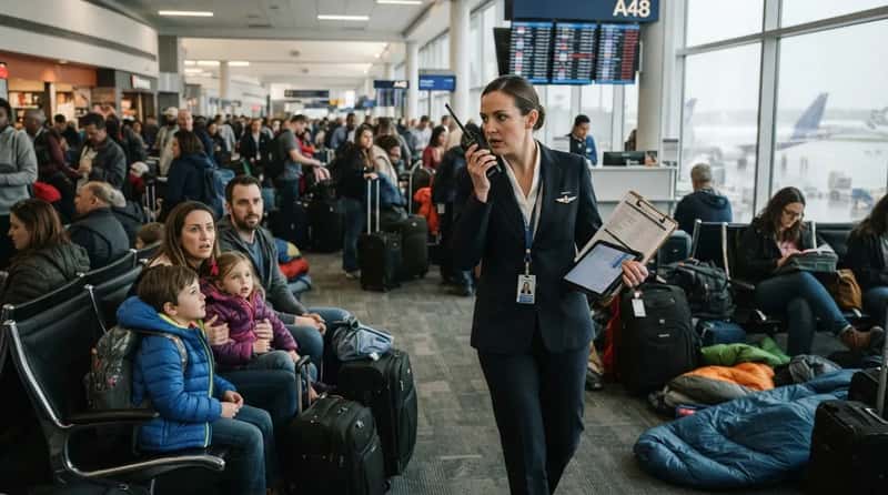 4. Gate agents personally hunt down missing connections (Image Credits: Gemini)