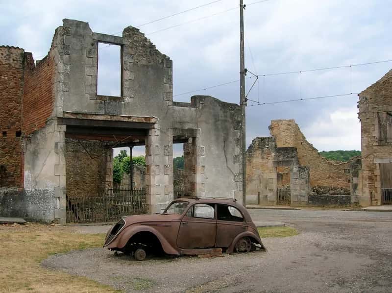 6. Oradour-sur-Glane, France – A Village Preserved in Tragedy (Image Credits: Wikimedia)