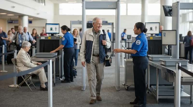 12. Security Rules Quietly Bend Once You Turn 75 (Image Credits: Gemini)