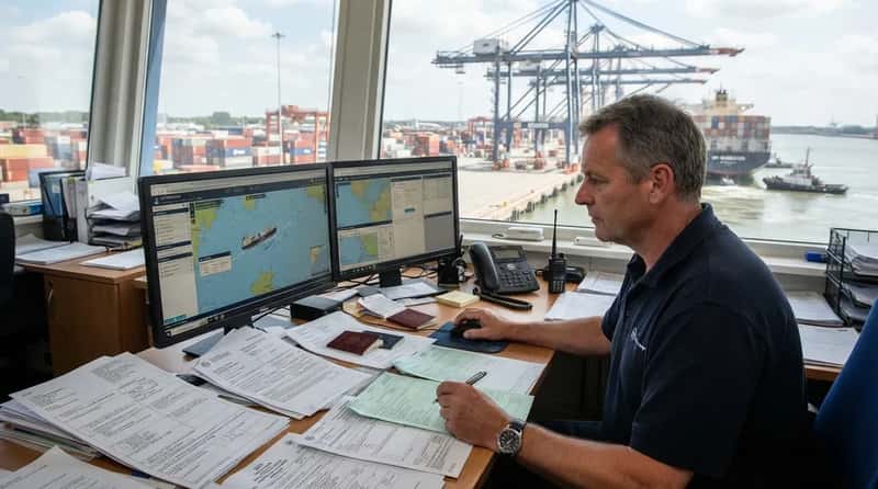 #15 - The Customs Paperwork That Has to Land Before the Ship Does (Image Credits: Gemini)