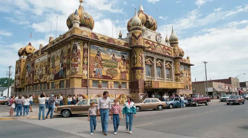 #6 - The Corn Palace Rebuilt Its Entire Exterior Out of Crops Every Year (Image Credits: Gemini)