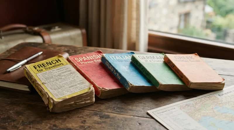 #21 - A Paper Phrasebook for Every Country on the Itinerary (Image Credits: Gemini)