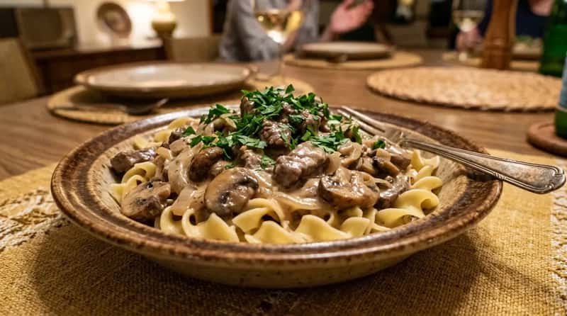 #18 – Beef Stroganoff with Canned Soup (Image Credits: Gemini)