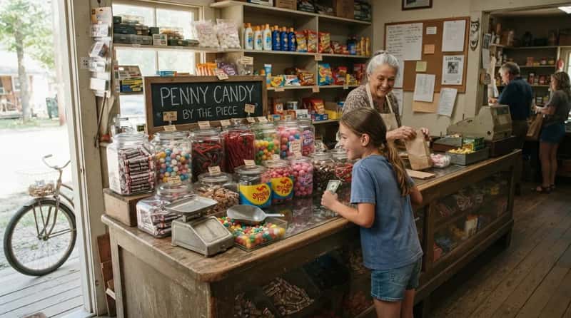 #13 - The General Store's Penny Candy Counter (Image Credits: Gemini)