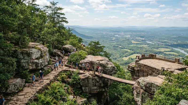 #8 - Rock City, Georgia: The Mountaintop Stop That Painted Barns Across the South (Image Credits: Gemini)
