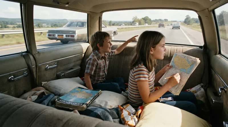 #17 - The License Plate Game Was Basically a Second Job for Kids (Image Credits: Gemini)