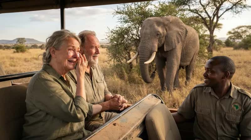 17. They Cry - Actually Cry - at the First Elephant (Image Credits: Gemini)