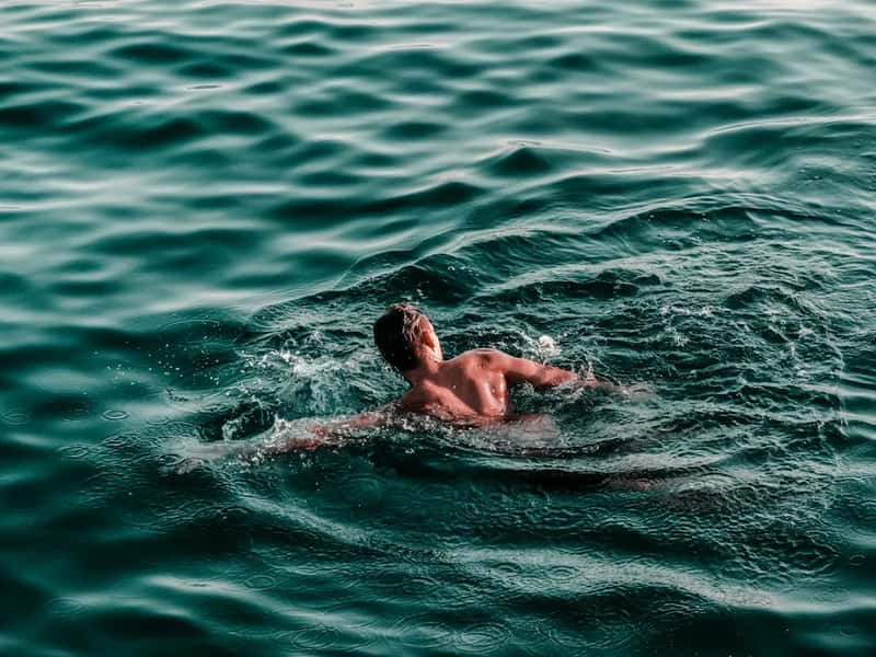 14. Swimming in open water without much caution (Image Credits: Unsplash)