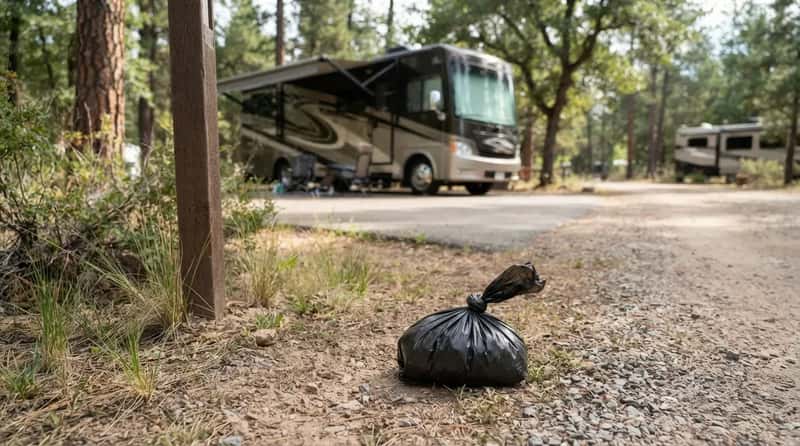 #9 - Leaving Dog Waste Bags "Just for a Minute" (Image Credits: Gemini)