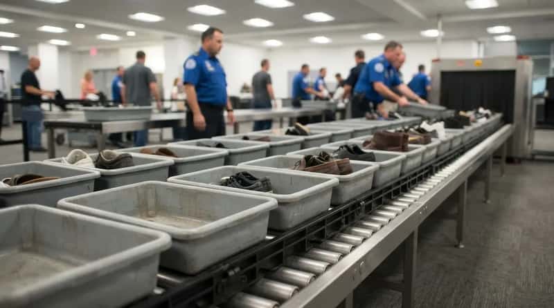#19 - The Shoe Bins That Ran the Checkpoint for Nearly 19 Years (Image Credits: Gemini)