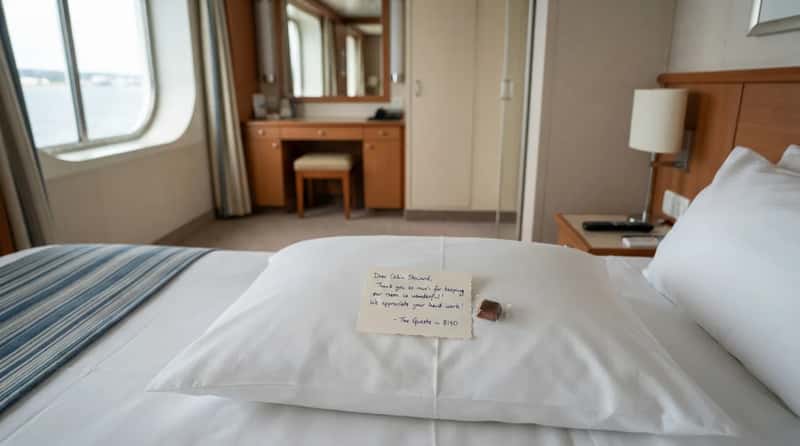 #1 - The Handwritten Thank-You Note on the Pillow (Image Credits: Gemini)