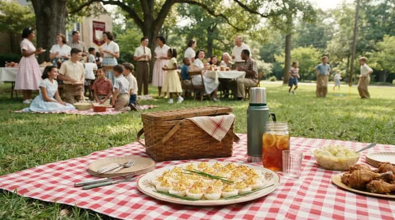 #23 - Church Picnics Where Deviled Eggs Were a Blood Sport (Image Credits: Gemini)