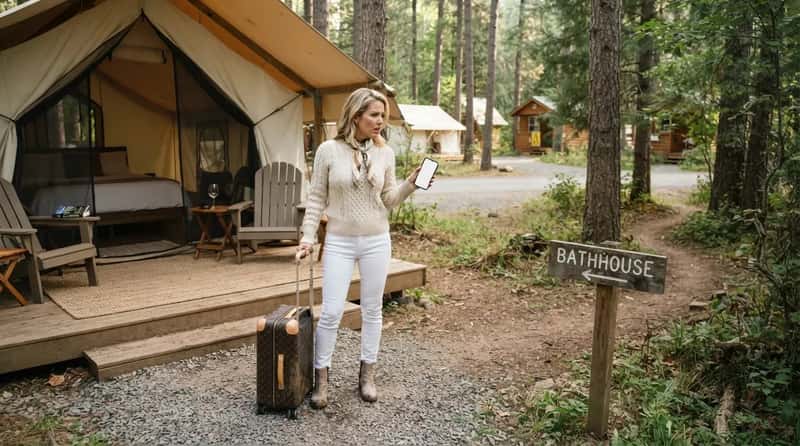 #4 - The Glamping Guest Who Expected a Hotel (Image Credits: Gemini)