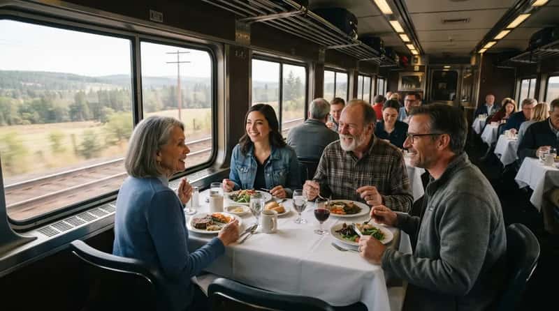 #5 - They Actually Go to the Dining Car, and They Sit With Strangers (Image Credits: Gemini)
