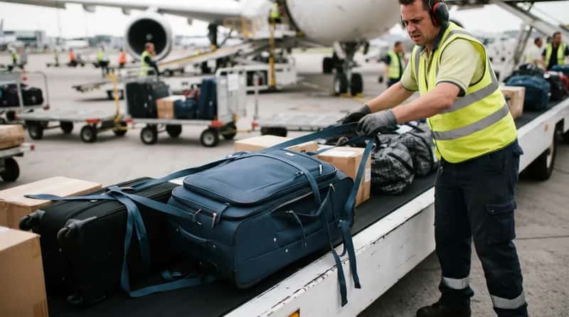 #15 - Letting Straps and Pockets Dangle Off Checked Bags (Image Credits: Gemini)