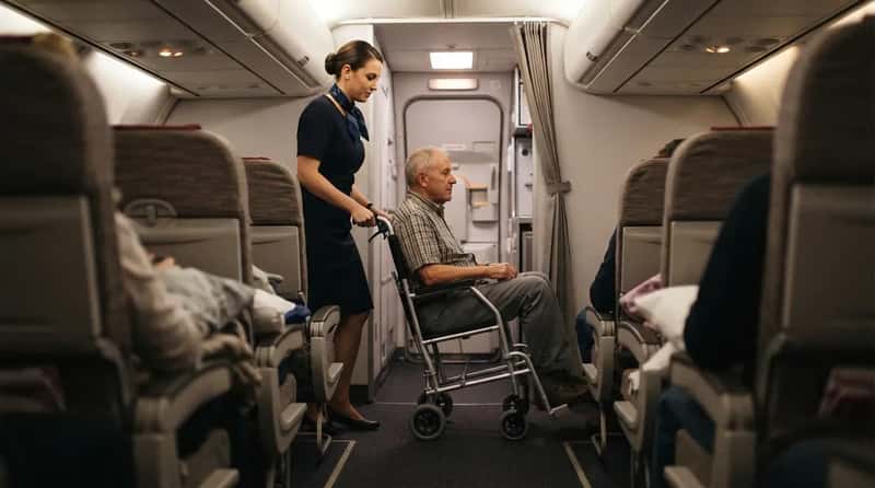 #4 - The Hidden Wheelchair Stored Just for Long Flights (Image Credits: Gemini)