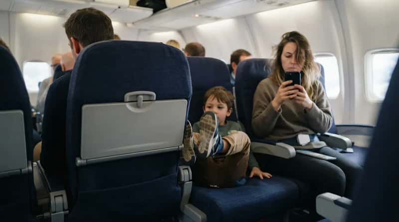 #18 - Kicking the Seat Back Nonstop While Parents Scroll (Image Credits: Gemini)