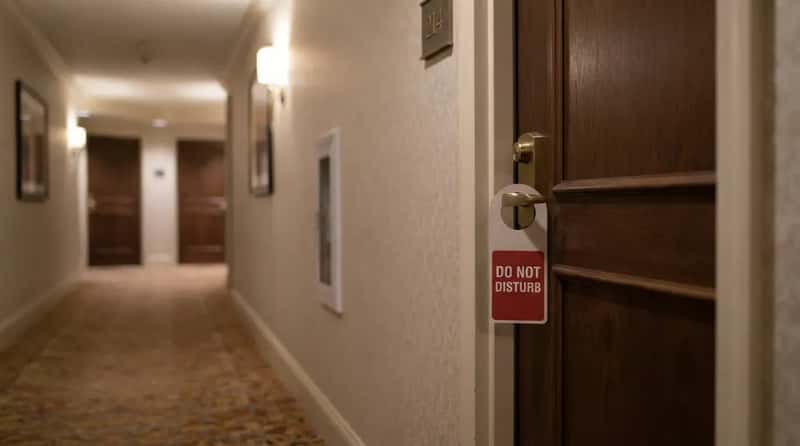 4. Your Do Not Disturb Sign Rewrites the Evening (Image Credits: Gemini)