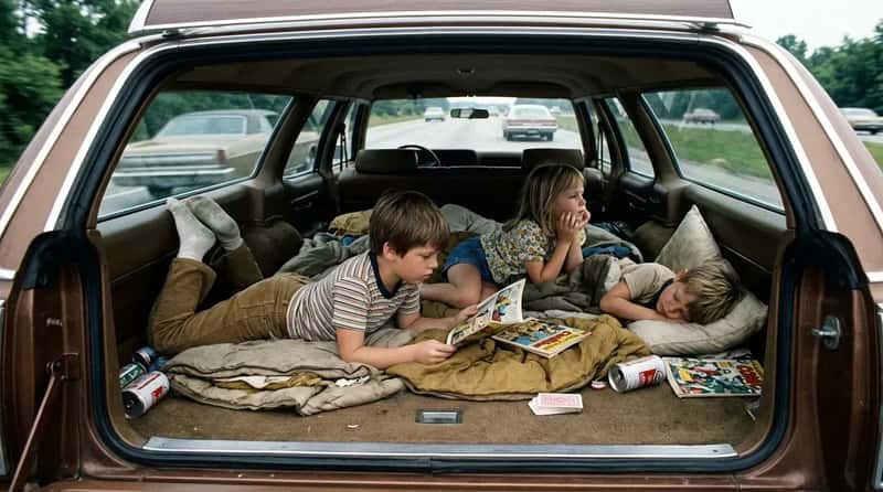 #5 - Riding in the Back of the Station Wagon With Zero Seatbelts (Image Credits: Gemini)