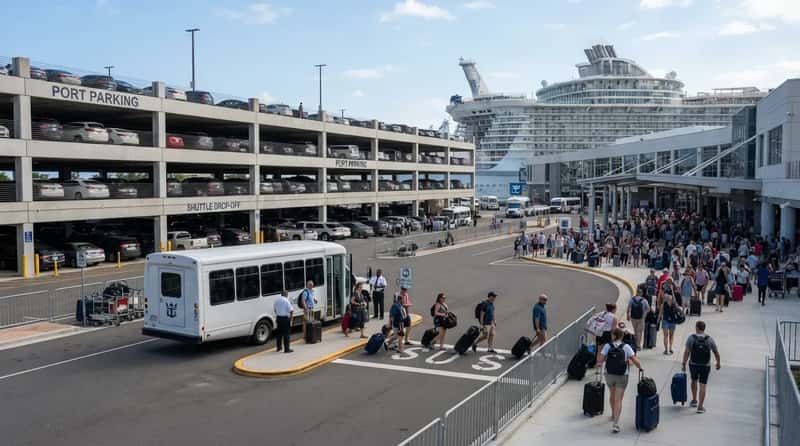 #4 - Port Parking and Transfers Are Booked, Not Improvised (Image Credits: Gemini)