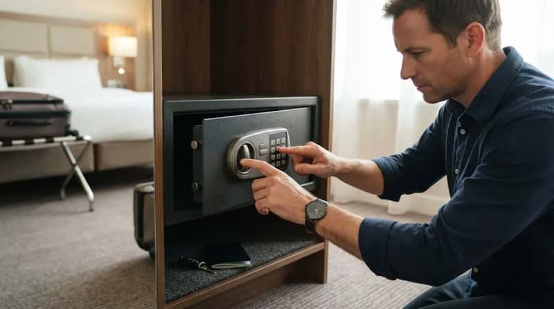 #4 - They Test the In-Room Safe Before Trusting It (Image Credits: Gemini)