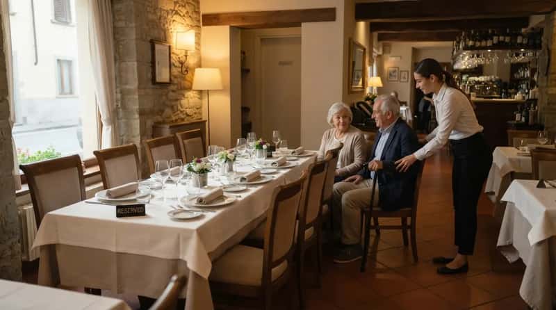 #4 - Restaurant Tables Chosen for Quiet Corners and Short Walks (Image Credits: Gemini)
