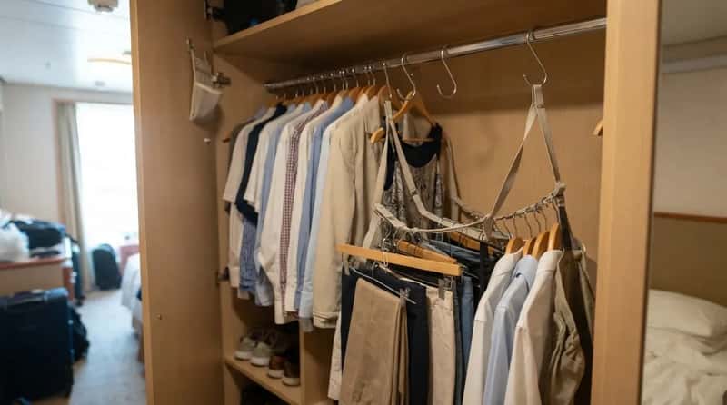 #17 - They Double Their Closet Space With Dollar-Store Hooks (Image Credits: Gemini)
