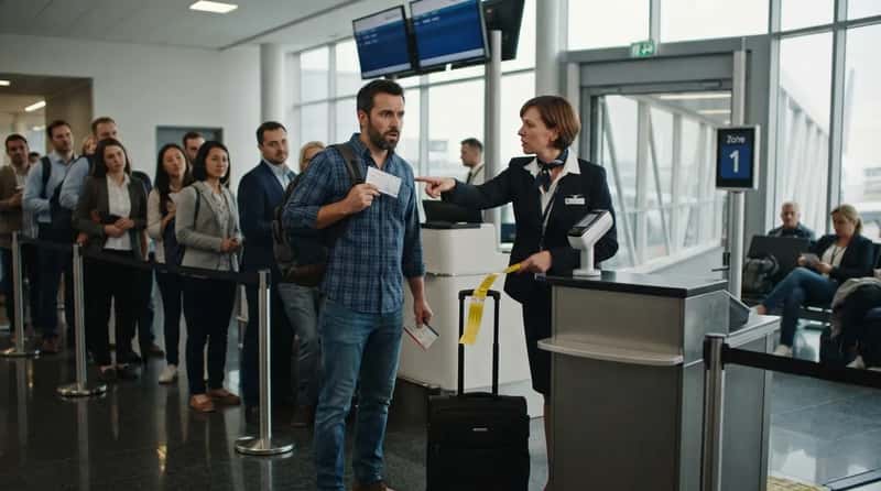 #15 - The Line-Cutter Who Got His Carry-On Confiscated on the Spot (Image Credits: Gemini)