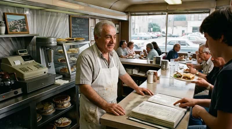 #2 - Greek Immigrant Families Kept the Diner Alive When Chains Tried to Kill It (Image Credits: Gemini)