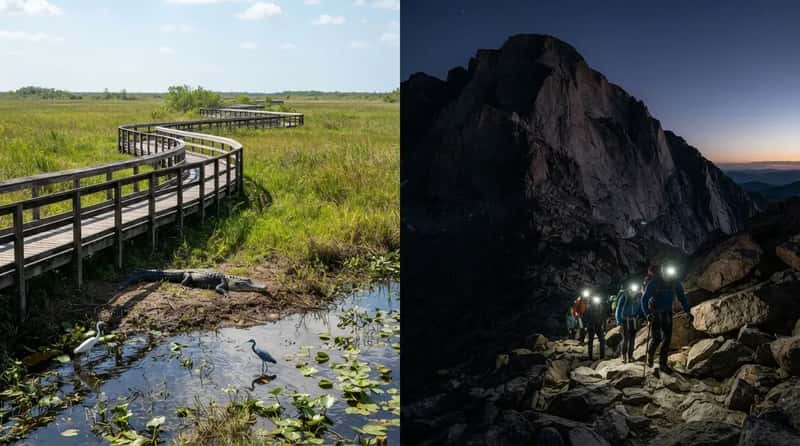 #8 - The Everglades Hands You a Boardwalk, but Longs Peak Demands a Pre-Dawn Alarm (Image Credits: Gemini)