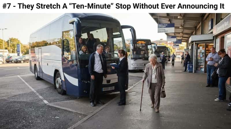#7 - They Stretch A "Ten-Minute" Stop Without Ever Announcing It (Image Credits: Gemini)