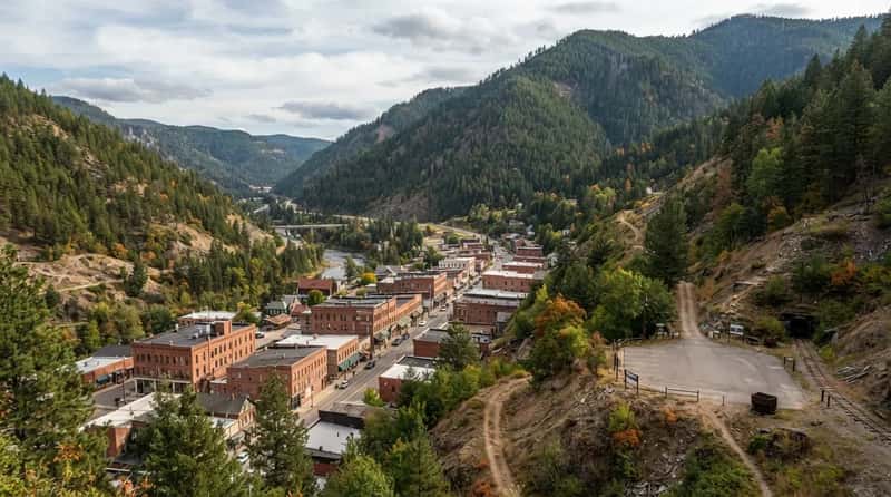 #8 - Wallace, Idaho: The Mining Town Hiding a Silver-Rush Secret (Image Credits: Gemini)