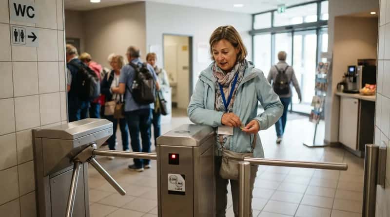 #6 - The Rest Stop Where You Pay to Use the Restroom (Image Credits: Gemini)