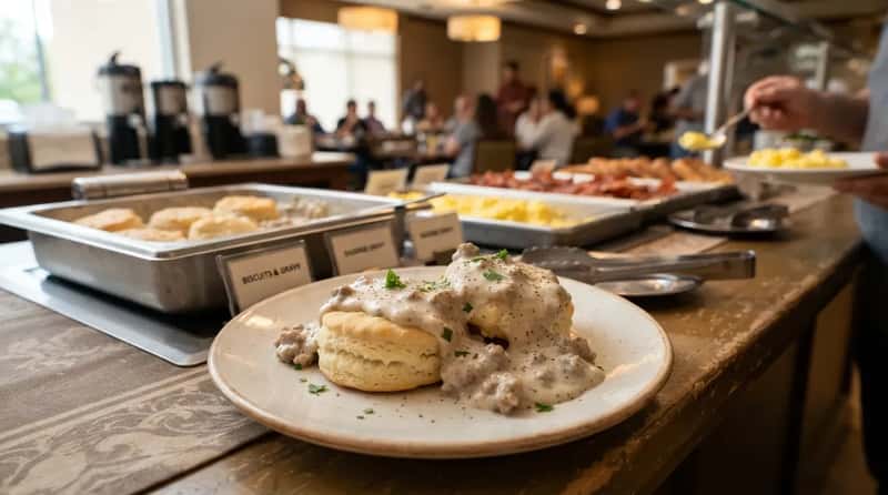#9 - Biscuits and Gravy as a Daily Staple (Image Credits: Gemini)