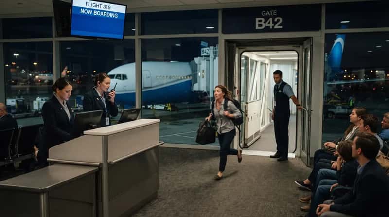 #10 - The Held Flight That Waits for One Late Passenger (Image Credits: Gemini)