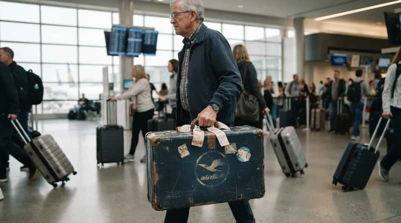 11. They're Still Flying With the Same Carry-On From Decades Ago (Image Credits: Gemini)