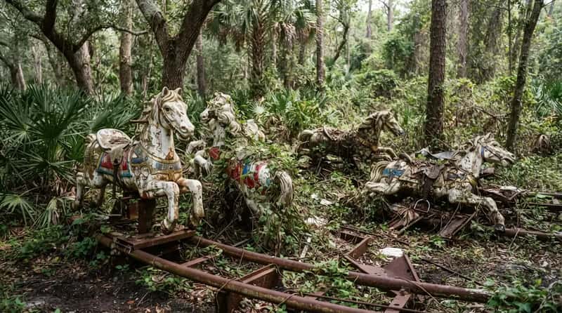 #20 - Pirates World's Fiberglass Horses: Scattered by the Disney Effect (Image Credits: Gemini)