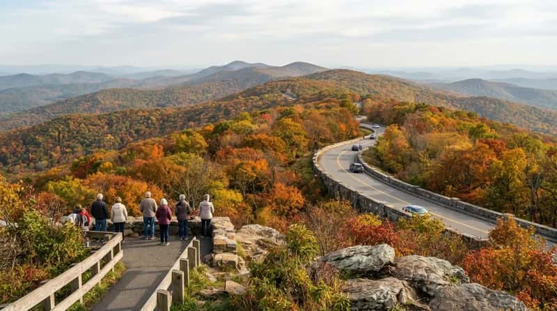 #2 - Shenandoah National Park, Virginia: The Big Name With a Timing Catch (Image Credits: Gemini)
